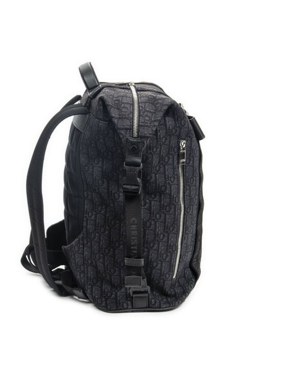 Dior Safari Backpack Black Oblique Peacock Canvas main image 10